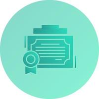 Certificate Vector Icon