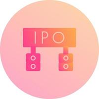 Ipo Vector Icon
