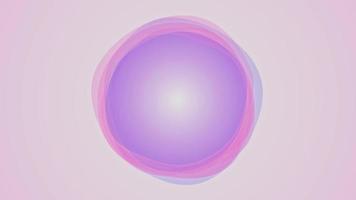 lumière violet et rose abstrait Contexte. sphère forme video