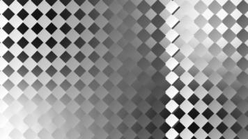 Abstract geometric pattern background animation. White copy space geometric layout video