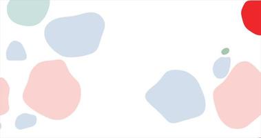vit bakgrund med Flerfärgad geometrisk form. bakgrund med kopia Plats. grafisk abstrakt layout video