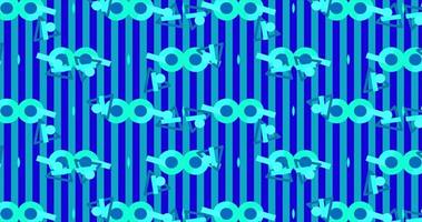 Blue Abstract Background with Pattern. Digital Graphic Backdrop video