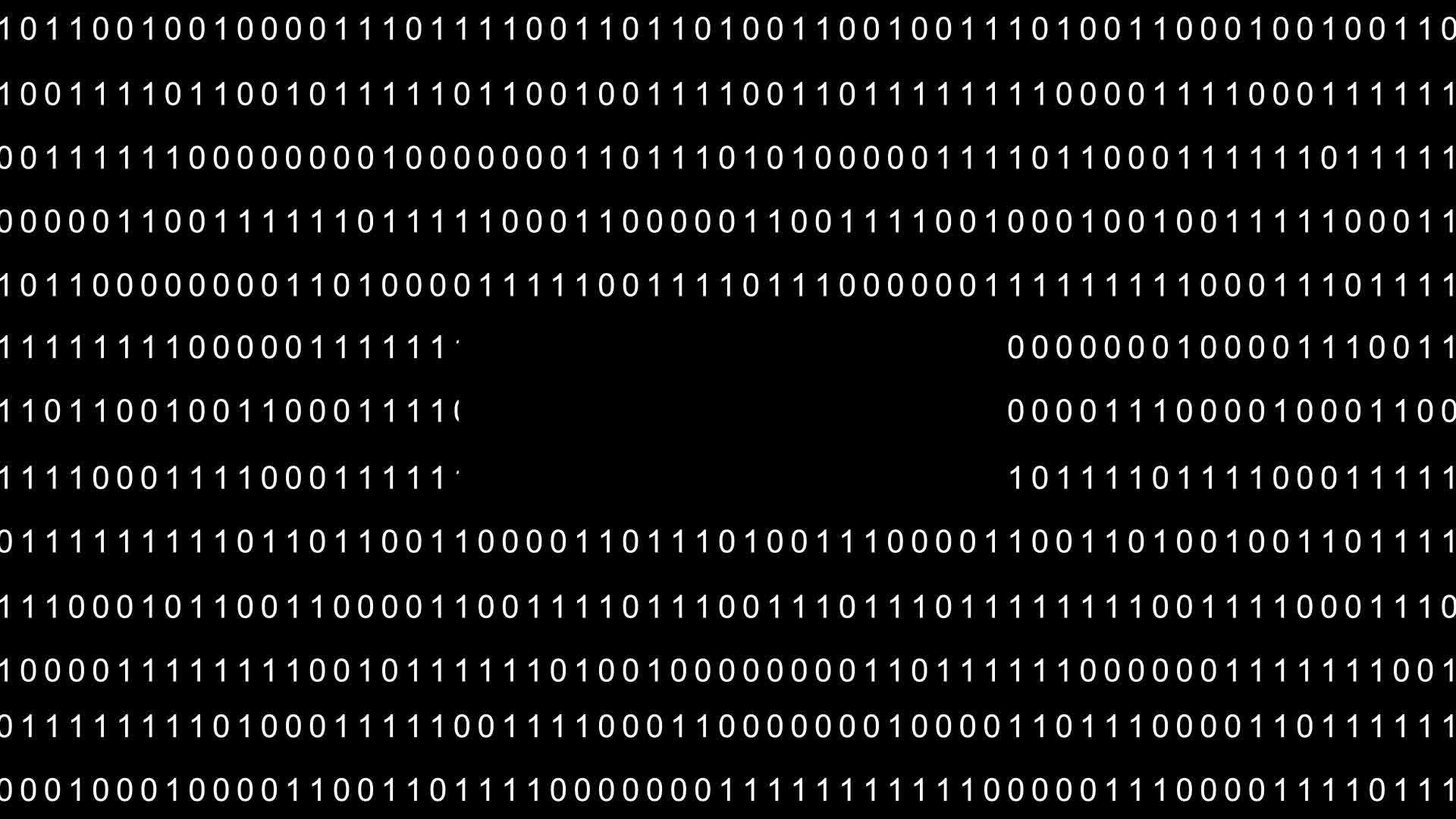 Binary code digits background animation with copy space 21438680 stock 