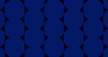 Dark Blue Background with Geometric Circle Shape Pattern Ornament. Backdrop Graphic Animation video