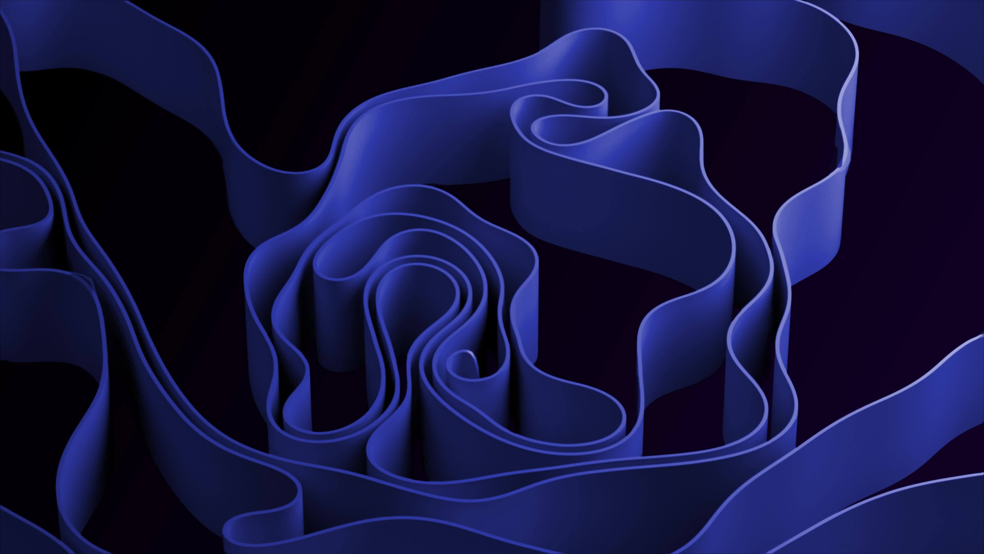 Abstract 3D blue background animation. Motion design backdrop 21438729