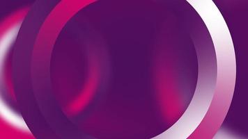 Abstract background with circles. Purple ring with gradient video