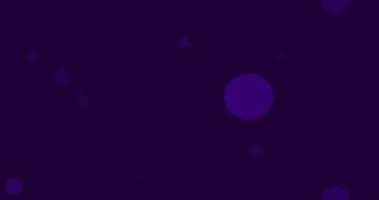 Purple Abstract Background with Circle Geometric Shape Animation video