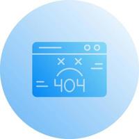 404 Error Vector Icon