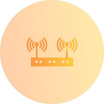 icono de vector inalámbrico