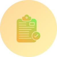 Secure Notepad Vector Icon