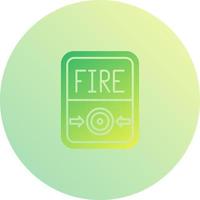 Fire Button Vector Icon