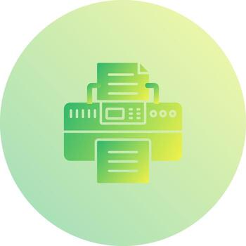 icono de vector de impresora