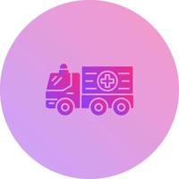 icono de vector de ambulancia