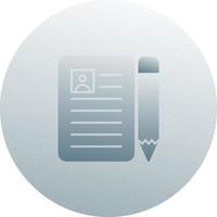 CV Vector Icon