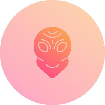 icono de vector alienígena