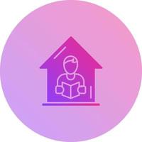 Home Learning Vector Icon