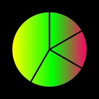 Pie Chart Vector Icon