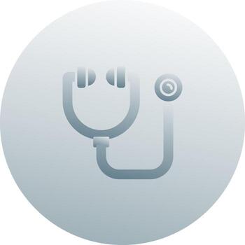 icono de vector de estetoscopio