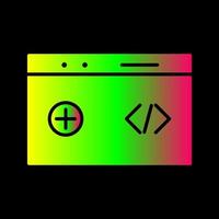 Unique Clean Code Vector Icon
