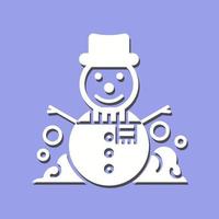 Snowman Vector Icon