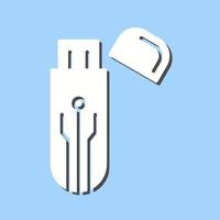 icono de vector de usb