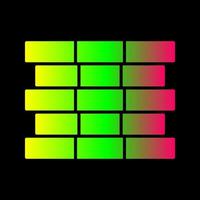 Unique Bricks Vector Icon