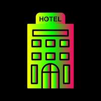 icono de vector de hotel