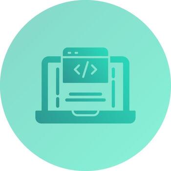 icono de vector de codificación