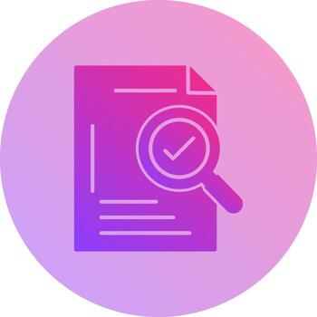 icono de vector de verificación