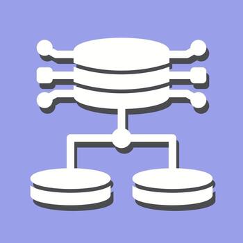 icono de vector de datos estructurados
