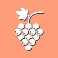 Grapes Unique Vector Icon