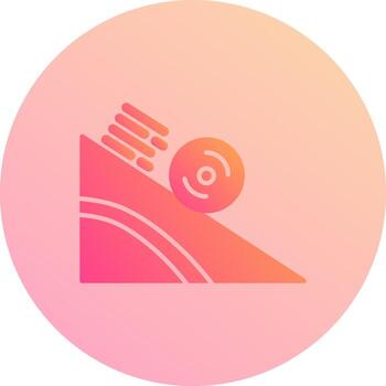 icono de vector rodante