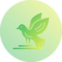 icono de vector de pájaro