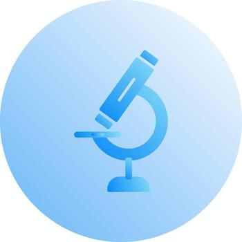 icono de vector de microscopio