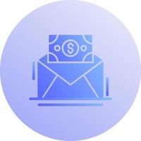 Mail Coin Vector Icon