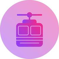 Cable car Vector Icon