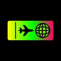 Plane Tickets Vector Icon