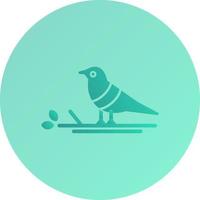 icono de vector de pájaro