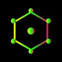 Unique Nodes Vector Icon