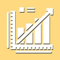 Line Graph Vector Icon