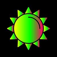 icono de vector de sol