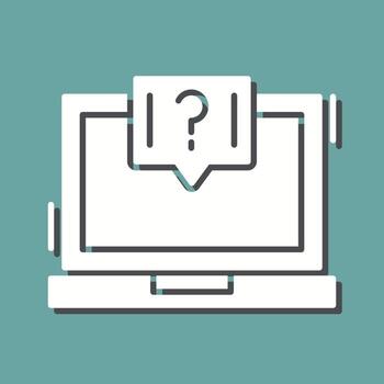 icono de vector de pregunta