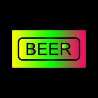 Beer Sign Vector Icon