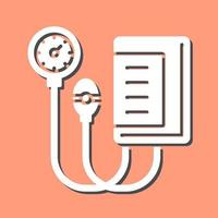 Blood Pressure Gauge Vector Icon