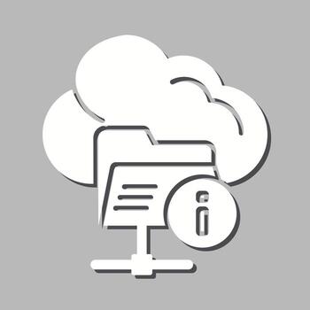 icono de vector de carpeta