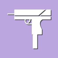 icono de vector de arma única