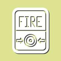 Fire Button Vector Icon