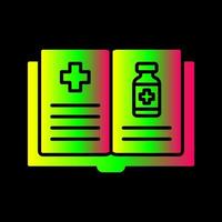 icono de vector de libro médico