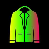 icono de vector de chaqueta elegante