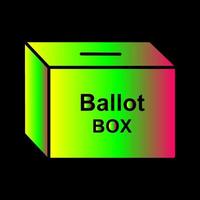 Ballot Box Vector Icon